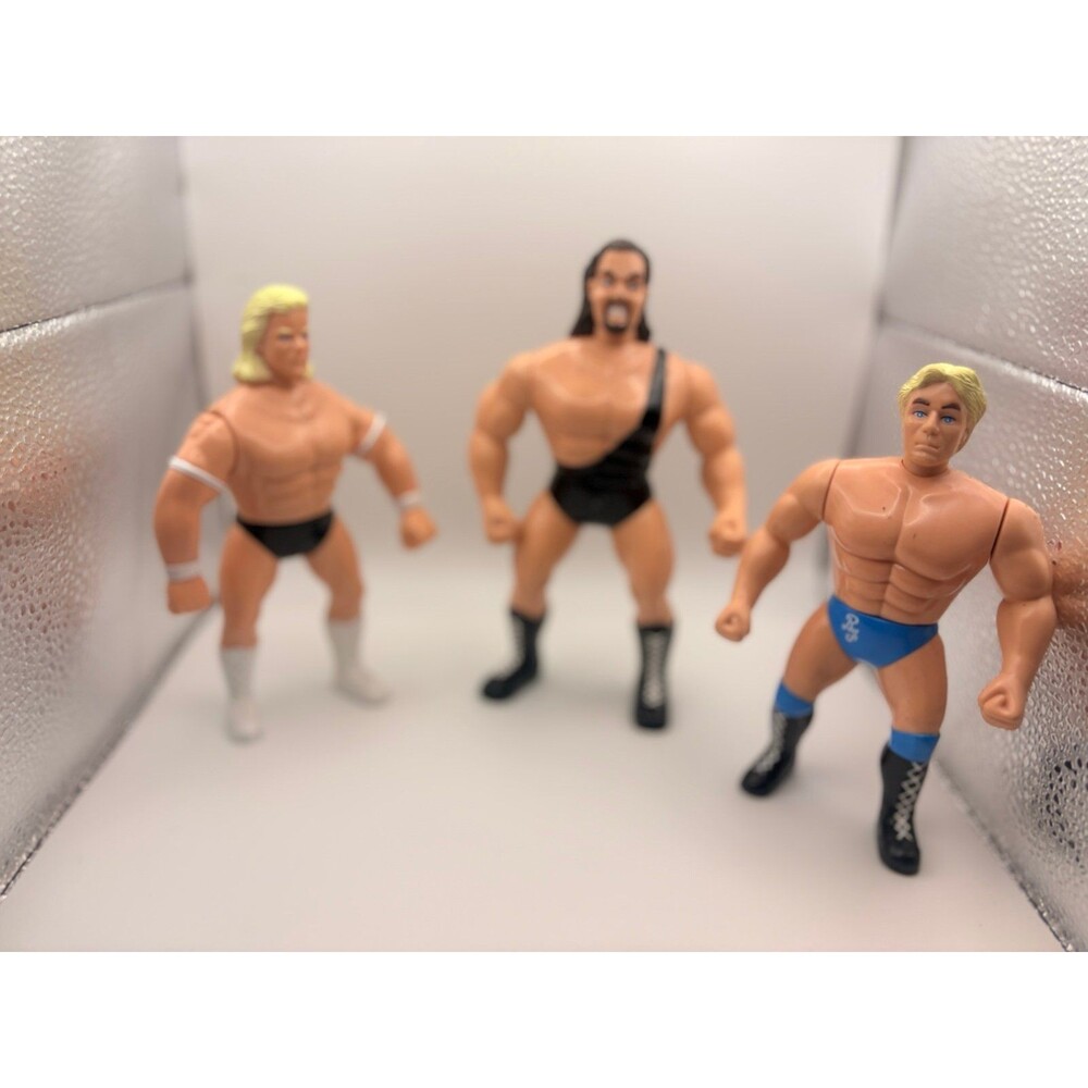 WWE Vintage 90s Wrestling figures lot of 3